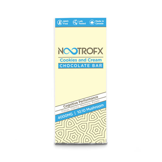 Buy Cookies and Cream Chocolate Bar Online in Canada - NootroFX®